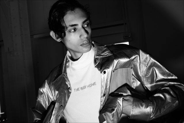 Model Benjamin photographed in Feng Chen Wang for Fall 2018. Photography by Alexander Thompson for Ponyboy magazine.