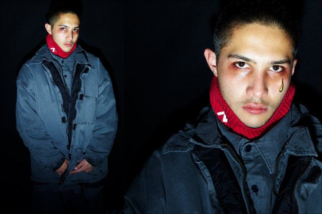 Portraits backstage at the Willy Chavarria menswear show for Fall 2018. Photographed by Alexander Thompson for Ponyboy magazine.