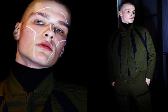 Backstage at the Abasi Rosborough collection for Fall 2018. Photography Alexander Thompson. Ponyboy magazine.