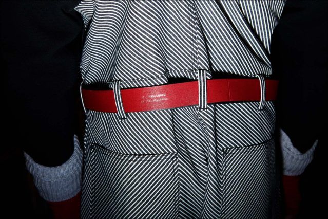 Details of menswear, backstage at the N. Hoolywood Fall 2018 collection. Photography by Alexander Thompson for Ponyboy magazine.