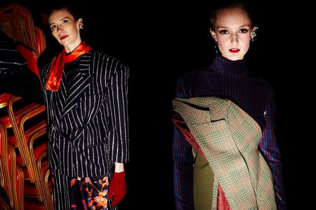 Models wear the latest edgy creations for Snow Xue Gao Fall/Winter 2018 collection. Photographed by Alexander Thompson for Ponyboy magazine.