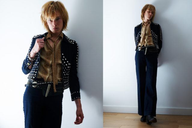 Musician Sid Simons, from NYC band Beechwood, styled by Amber Doyle, with photography by Alexander Thompson for Ponyboy magazine.