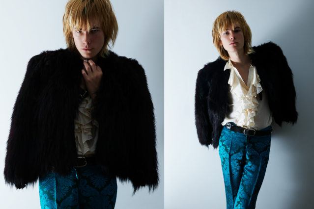 Sid Simons, from the band Beechwood, styled by Amber Doyle, with photography by Alexander Thompson for Ponyboy magazine.