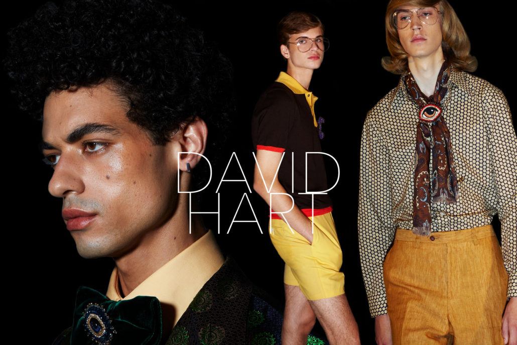 David Hart. Spring/Summer 2019 menswear. Photography by Alexander Thompson for Ponyboy magazine.