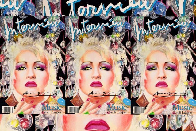 Cyndi Lauper Interview magazine cover by Richard Bernstein. Starmaker by Roger Padhila & Mauricio Padhila. Rizzoli Books. Ponyboy magazine.