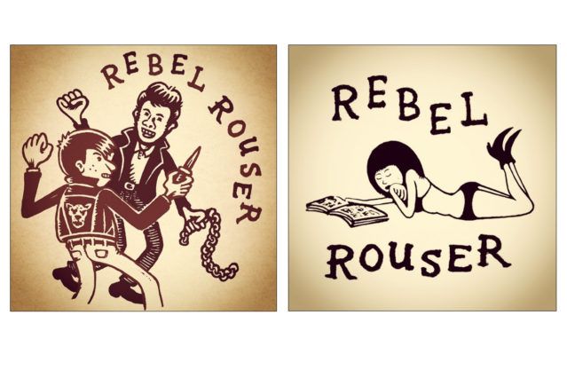 Rebel Rouser drawings by artist Avi Spivak. Ponyboy magazine.
