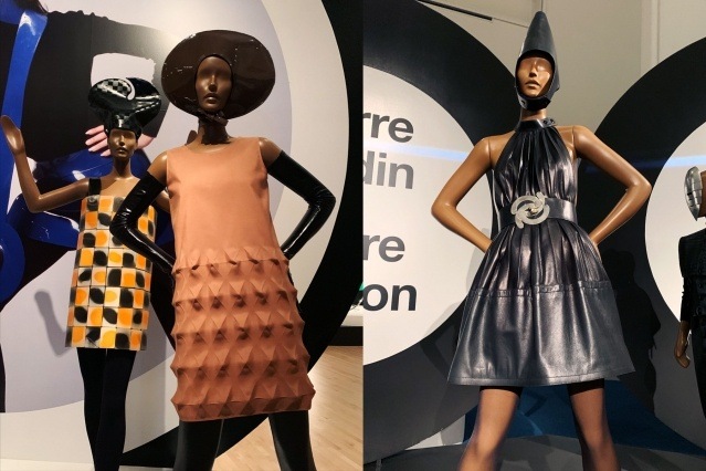 Vintage Pierre Cardin fashions at the Brooklyn Museum. Photographed by Alexander Thompson for Ponyboy magazine.