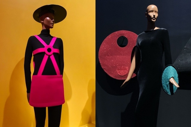 Vintage Pierre Cardin fashion at the Brooklyn Museum. Photographed by Alexander Thompson for Ponyboy magazine.