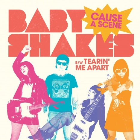 EP artwork for Baby Shakes "Cause A Scene".