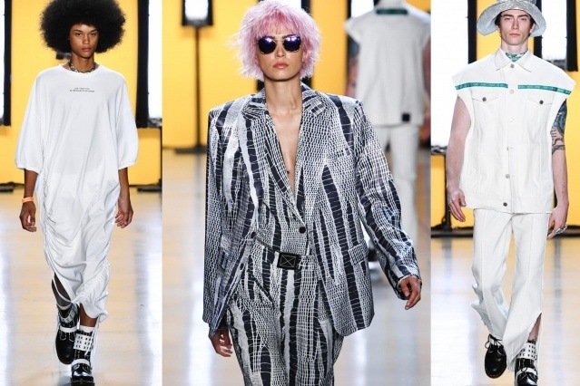 Runway images for Dirty Pineapple for S/S 2020. Ponyboy magazine.