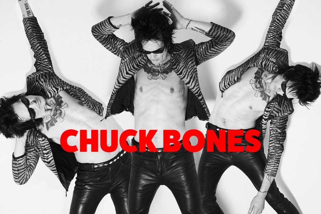 Trash Bags singer Chuck Bones photographed by Alexander Thompson.