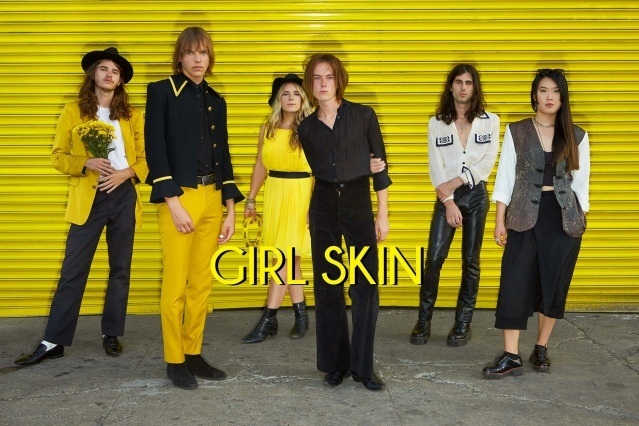 GIRL SKIN band photographed in New York City. Photography by Alexander Thompson for Ponyboy magazine.