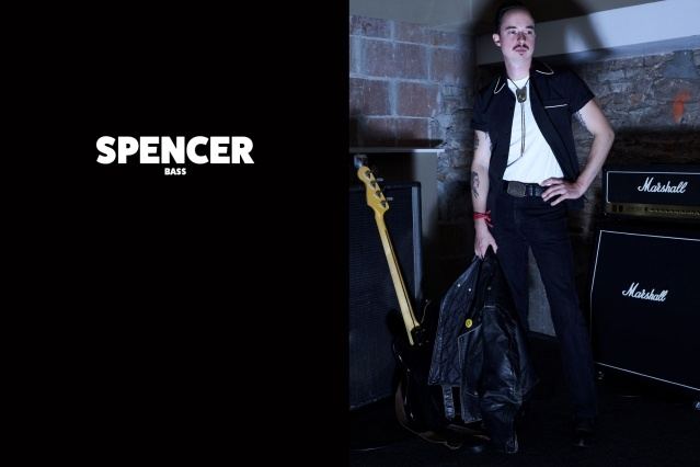 WYLDLIFE bassist Spencer Alexander. Photographed by Alexander Thompson for Ponyboy magazine.