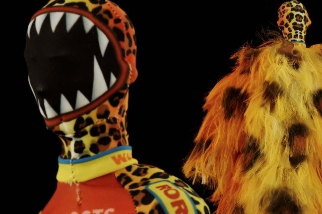 "The Leopard" close-up look from Walter Van Beirendonck Spring/Summer 2021 collection, "Mirror Ghosts Whisper Loud". Ponyboy magazine.