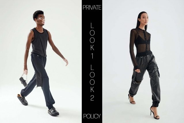 Private Policy for Spring Summer 2021 - Look 1 & 2. Ponyboy magazine.