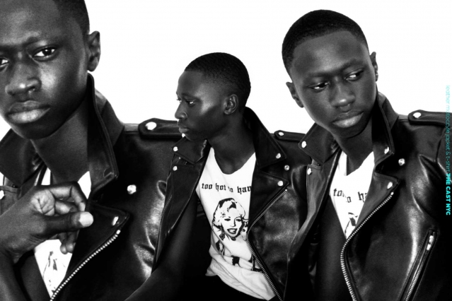 The Cast NYC leather jacket featured in New York Loose menswear editorial. Ponyboy magazine.