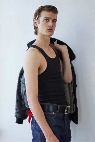 Ponyboy Q&A with model Hunter Essex - spread 5. Photography & styling by Alexander Thompson.