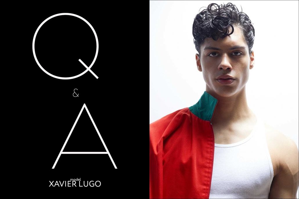 Model Xavier Lugo from State Management photographed for Ponyboy by Alexander Thompson.