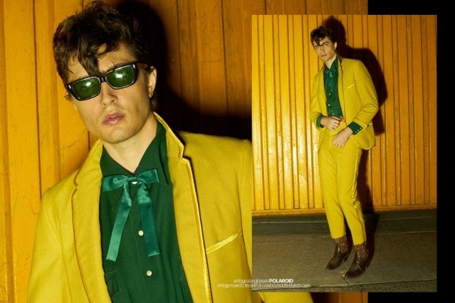 DRÄGER - musician/model Spencer Draeger for Ponyboy. Photographer/menswear stylist Alexander Thompson. Spread 5.