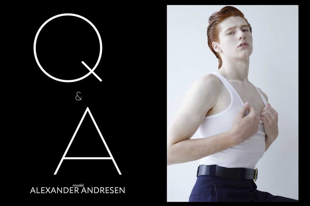 Model Alexander Andresen from Stage Management NY for Ponyboy magazine. Photography and menswear styling by Alexander Thompson.