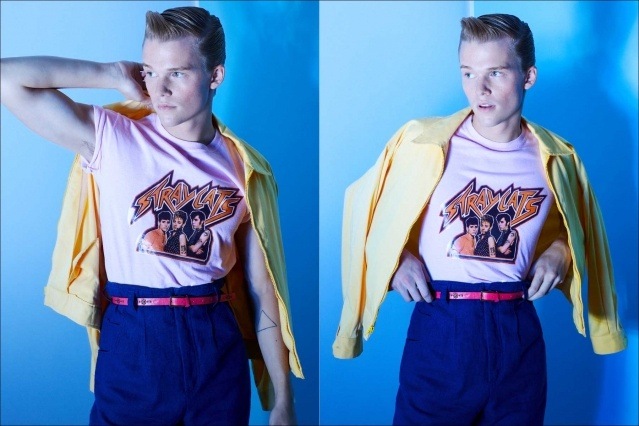 Crawford model Hunter Nance photographed for Ponyboy by Alexander Thompson. Spread #5.