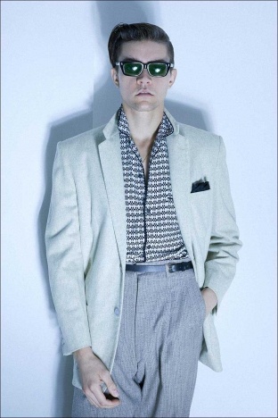 New York City model Wyatt Cooper from Crawford Models for Ponyboy magazine. Photography by Alexander Thompson.