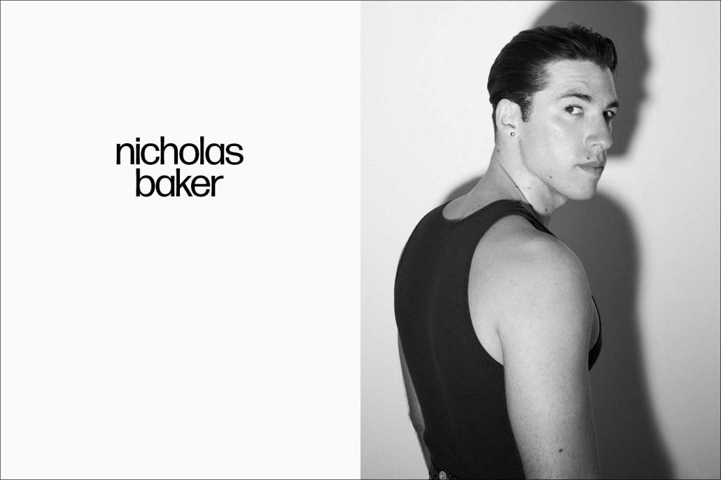 Musician Nicholas Baker for Ponyboy. Photography and styling by Alexander Thompson.