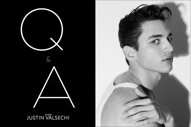 Male model Justin Valsechi for Ponyboy. Photography & styling by Alexander Thompson.