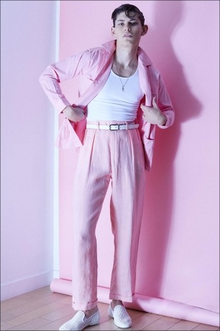 Model Oliver Intriago for Ponyboy magazine. Photography & styling by Alexander Thompson. Look 6.