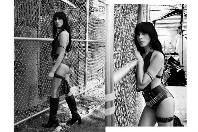 Musician Chloe Rose from Killer Kin. Photographed for Ponyboy magazine by Alexander Thompson. Spread #4.