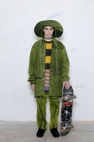 The KIDILL FW 2023-24 collection shown during Paris Fashion Week. Look 14. Ponyboy magazine.