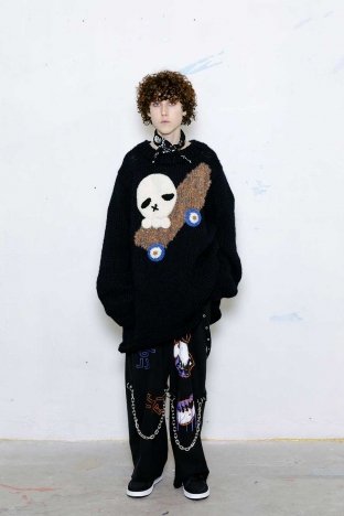 The KIDILL FW 2023-24 collection shown during Paris Fashion Week. Look 2. Ponyboy magazine.