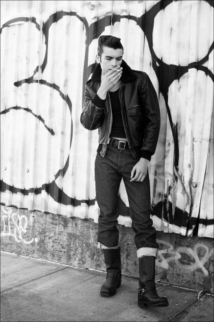 Kodakara Fletcher from Crawford Models for Ponyboy. Photography & styling by Alexander Thompson. Look 1.