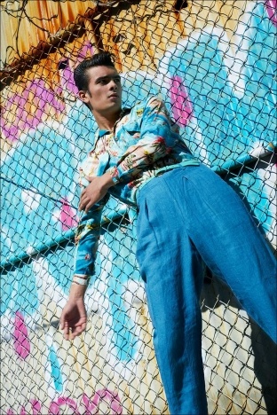 Kodakara Fletcher from Crawford Models for Ponyboy. Photography & styling by Alexander Thompson. Look 3.