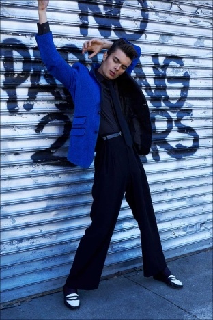 Kodakara Fletcher from Crawford Models for Ponyboy. Photography & styling by Alexander Thompson. Look 8.