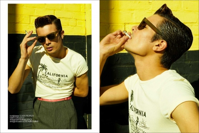 Kodakara Fletcher from Crawford Models for Ponyboy. Photography & styling by Alexander Thompson. Spread 12.