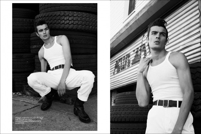 Kodakara Fletcher from Crawford Models for Ponyboy. Photography & styling by Alexander Thompson. Spread 8.