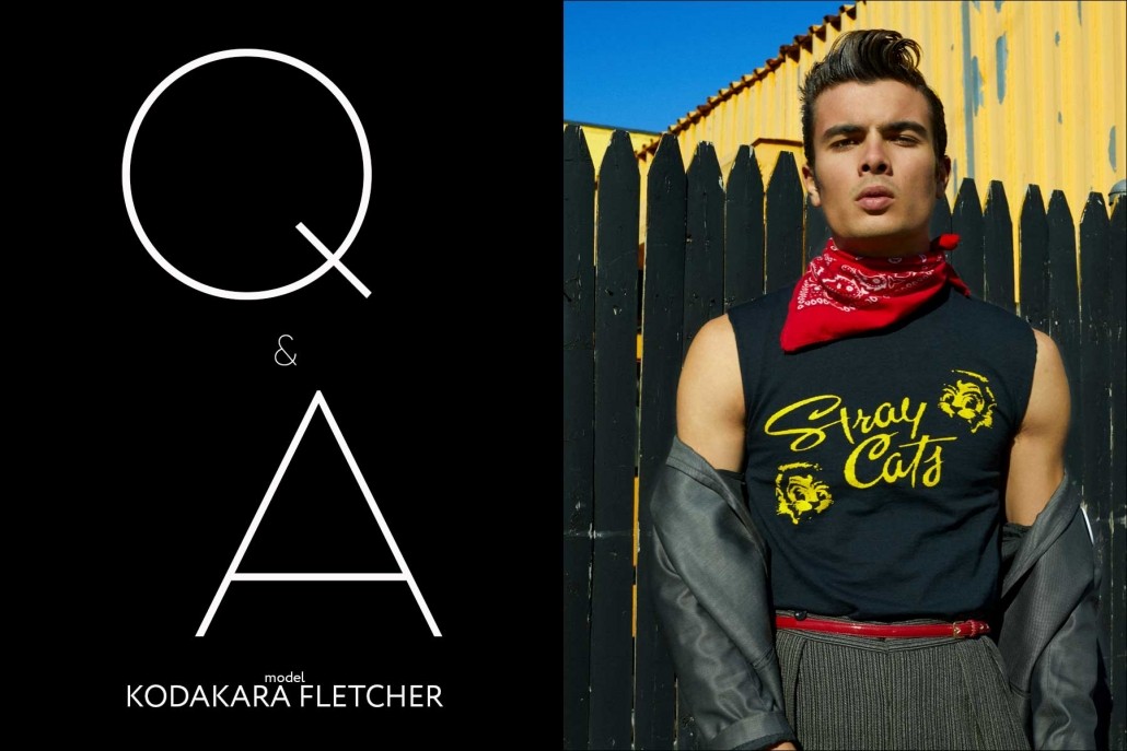 Kodakara Fletcher from Crawford Models for Ponyboy. Photography & styling by Alexander Thompson.