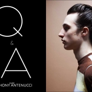 Model Anthony Antenucci for Ponyboy magazine. Photographed by Alexander Thompson in New York City.