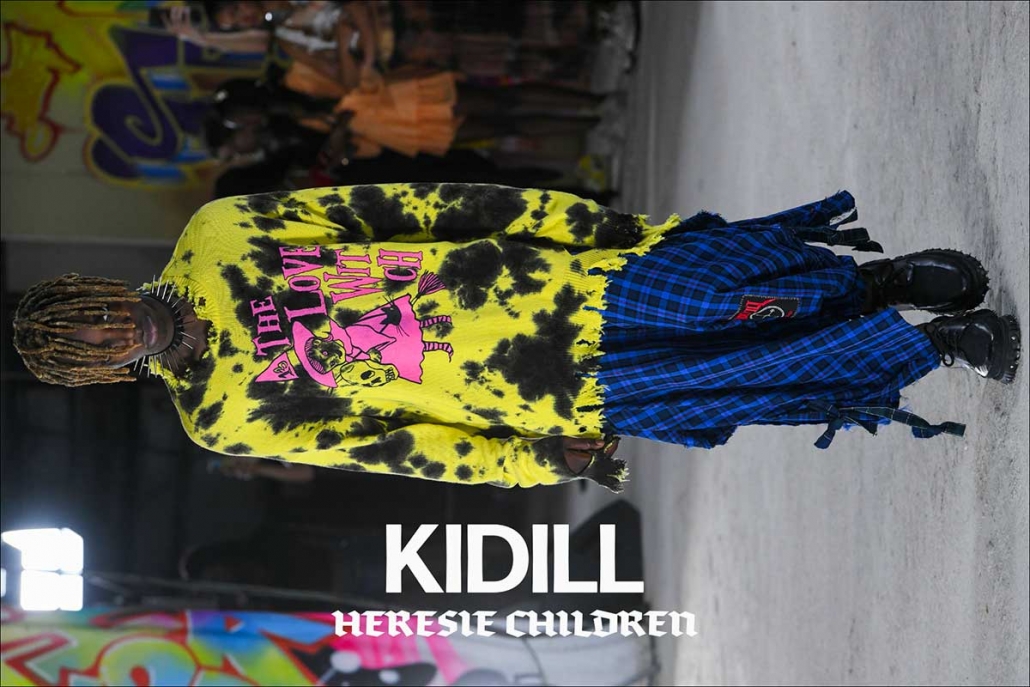 The KIDILL "HERESIE CHILDREN " collection for Spring Summer 2024 shown during Paris Fashion Week. Ponyboy magazine - opener.