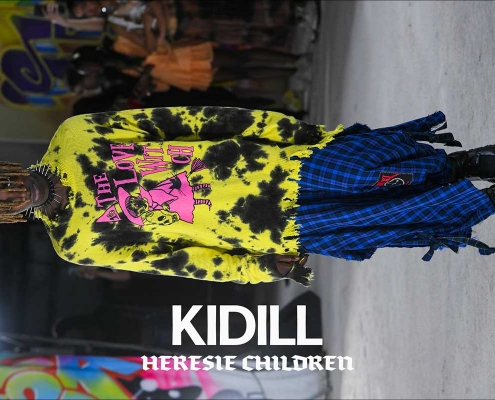 The KIDILL "HERESIE CHILDREN " collection for Spring Summer 2024 shown during Paris Fashion Week. Ponyboy magazine - opener.