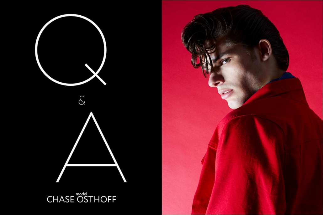 Model Chase Osthoff from Coven Management photographed for Ponyboy by Alexander Thompson.
