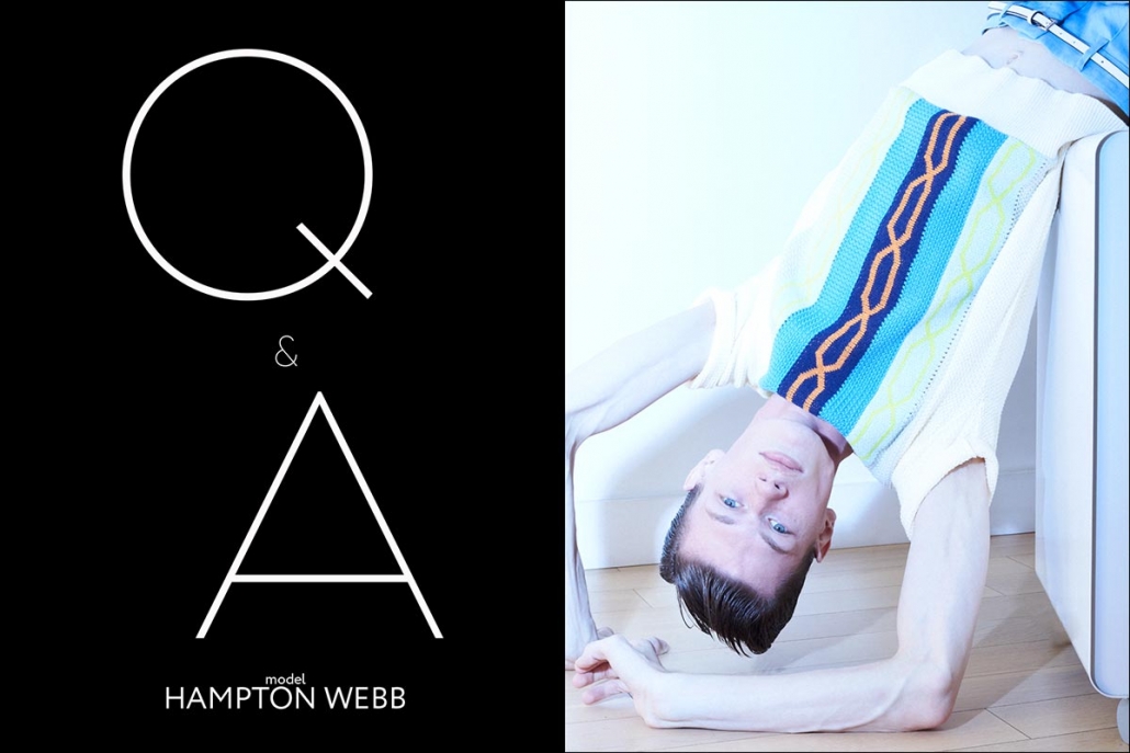 Model Hampton Webb photographed for Ponyboy by Alexander Thompson.