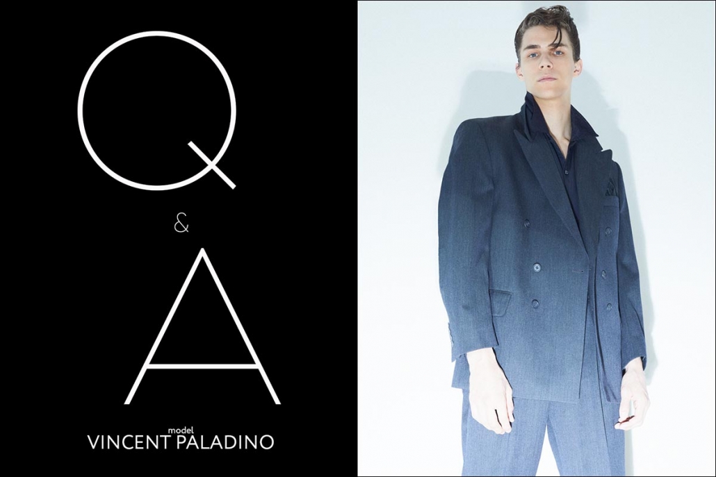 Model Vincent Paladino from One Management for Ponyboy. Photographed in New York City by Alexander Thompson.