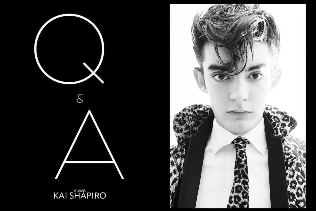 Model Kai Shapiro from State Management for Ponyboy. Photographed in New York City by Alexander Thompson.