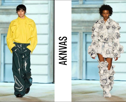 Aknvas Fall 2024 collection by Christian Juul Nielsen. Ponyboy magazine.