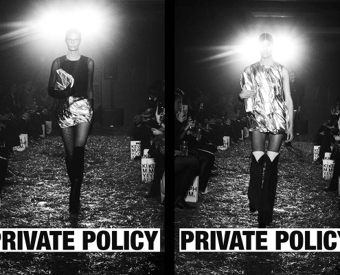 The Private Policy FW 2024 collection shown during New York Fashion Week. Ponyboy magazine.