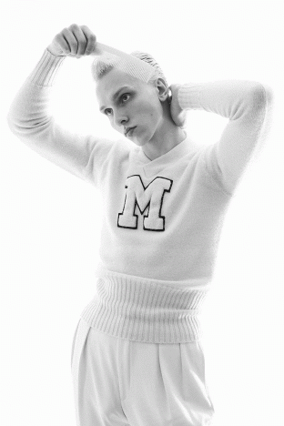 Model Hayden Wanhala from Crawford Models. Photographed for Ponyboy by Alexander Thompson. GIF 2.