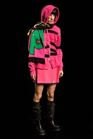 The Charles Jeffrey LOVERBOY AW 2025 collection. Look 13.
