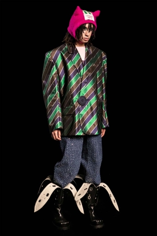 The Charles Jeffrey LOVERBOY AW 2025 collection. Look 15.